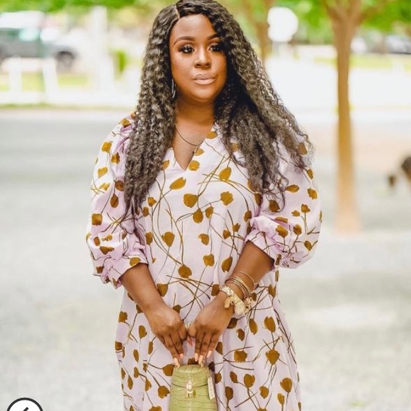 a new day Dresses | A New Day Puff Sleeve Ruffle Hem Dress 2x | Poshmark